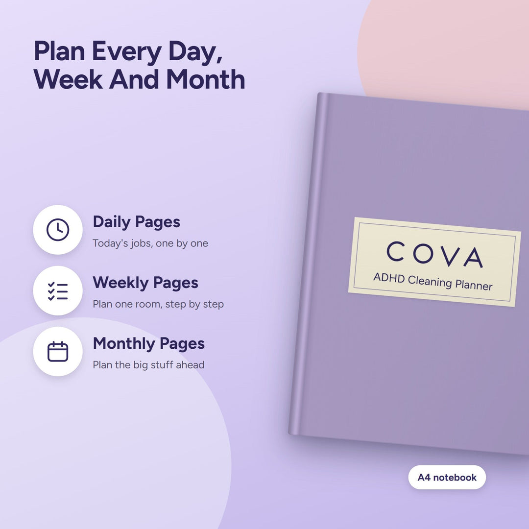 COVA ADHD Cleaning Planner