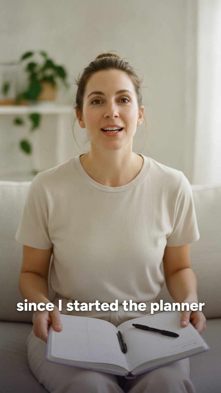 A customer talking about the COVA ADHD Cleaning Planner