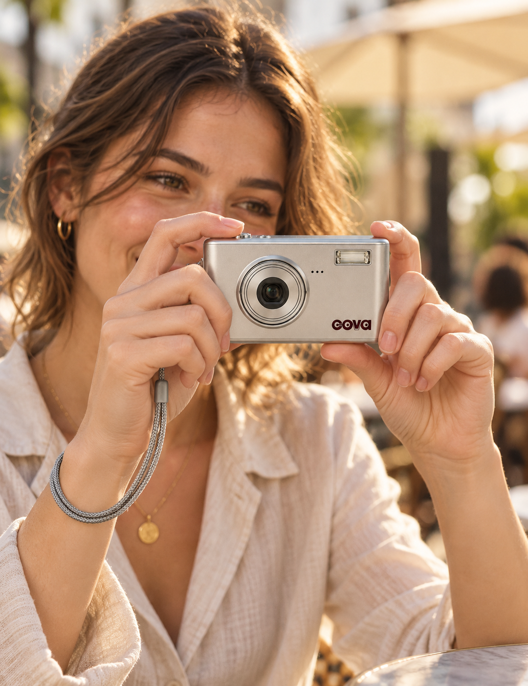 COVA y2k camera — lifestyle photograph