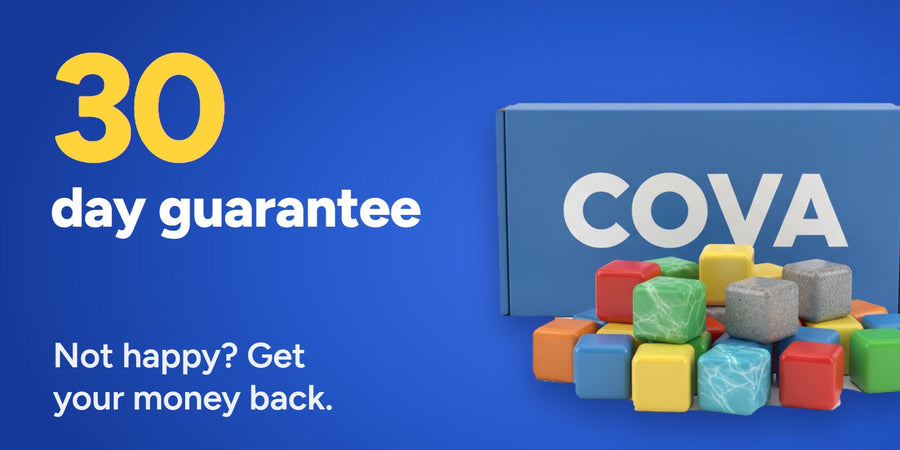 The COVA box with a 30-day guarantee