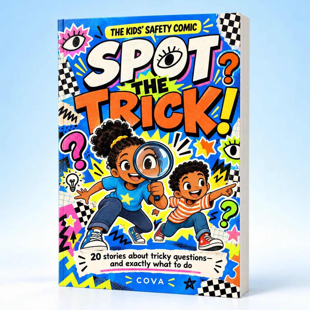 Spot the Trick kids safety comic book, 1 book