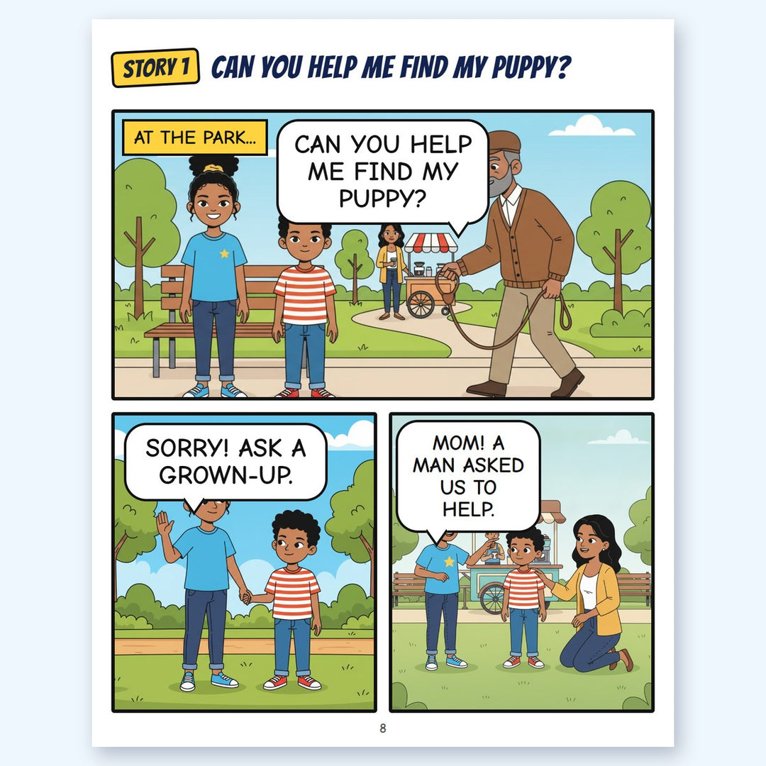 Spot the Trick: Kids' Safety Comic Book