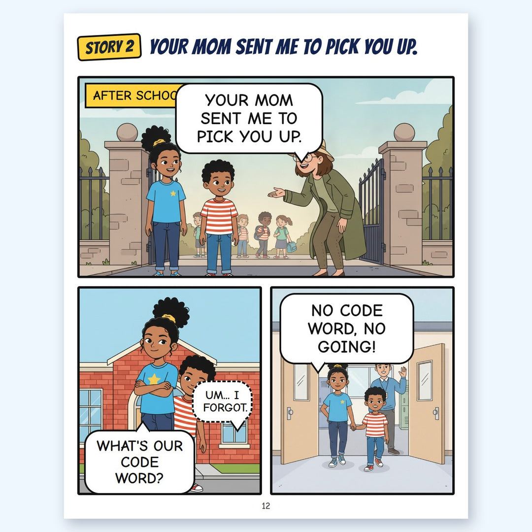 Spot the Trick: Kids' Safety Comic Book